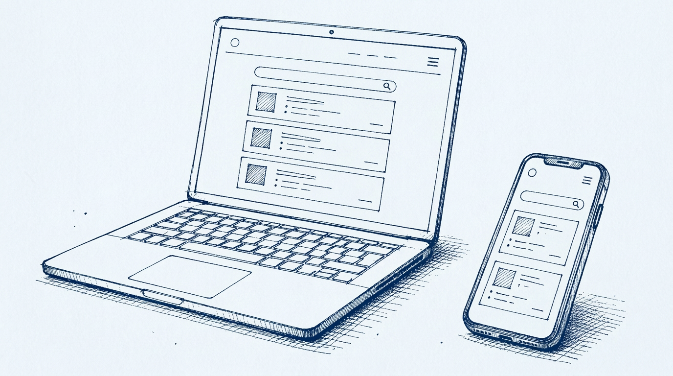 Housing-Jobs shown on a laptop and a mobile phone